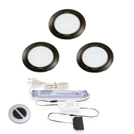 LVSET3CHIEZB Chip emotion led sets Zwart