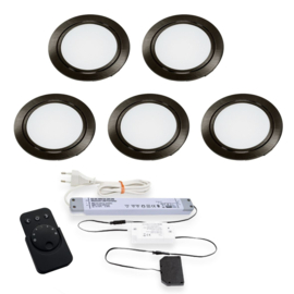 LVSET5CHIEZ Chip emotion led sets Zwart