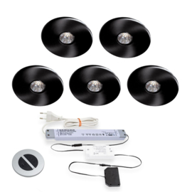 LVSET5SLEZB Super light emotion led sets Zwart