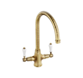 MK1028AB Ludlow keukenkraan Antique brass