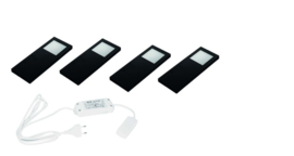 LVSET4SPFZ Slim-pad-f led sets Zwart