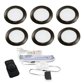 LVSET6CHIEZ Chip emotion led sets Zwart