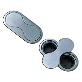 STOV2 Oval 2st stopcontact
