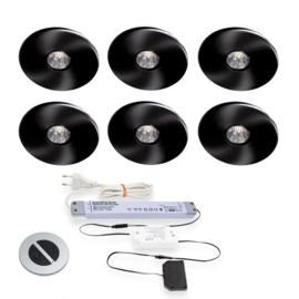 LVSET6SLEZB Super light emotion led sets Zwart