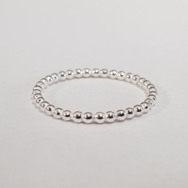 PEARL | Aanschuifring Zilver