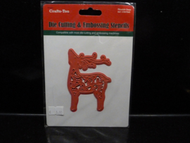 Die Cutting  Floirish Deer - ctd17060