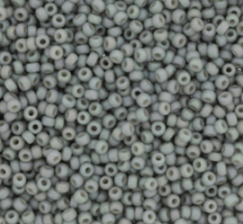 Miyuki 15- 4705 Frosted Opaque Glazed Cadet Grey