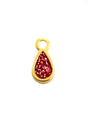 Mini Hanger glitter Rouge Doré