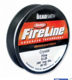 Fire line 8lb Crystal  50YD