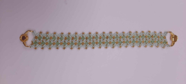 Armband Annie- Groen met Delica