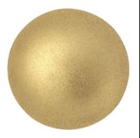Cabochon ®ParPuca® 25mm Light Gold Mat