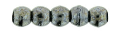 Round beads - 29403   Metallic Steel