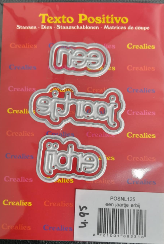 Crealies Mal- Een Jaartje Erbij
