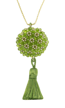 Collier  Bilimbi - Light Olivine -Or