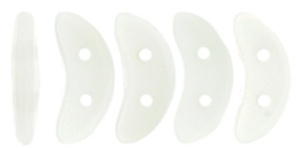 Crescent Beads - Alabaster 02010