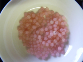 Melon round bead- M71010 Matte Opal Pink
