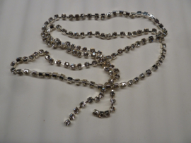 Strass Ketting 4mm Crystal