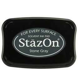 Stazon stempel inkt- Stone Gray