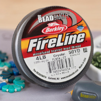 Fire line 4LB Crystal - 125 YD