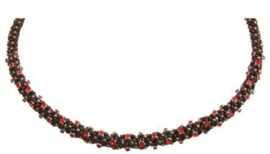 Collier Romy- Bordeaux/ Lt Siam