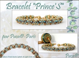 patroon Bracelet  "Prince'S"   ®ParPuca®Beads