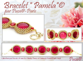 Patroon bracelet "Pamela"®ParPuca®Beads