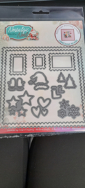 Cutting dies postage stamps