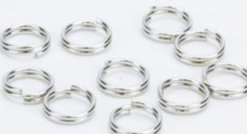 Dubbel ring platinum 6mm