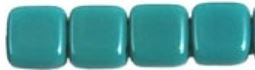 Czechmates TilaBead 06-63140 Opaqua Turquoise  6x6mm