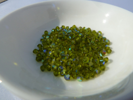 Preciosa Bicone 3mm mc Olivine AB 50230/20001