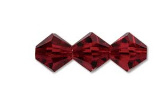 Bicone 3mm- Ruby