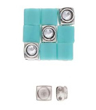 Peponas-tila Bead Sub 24k Silver Plate