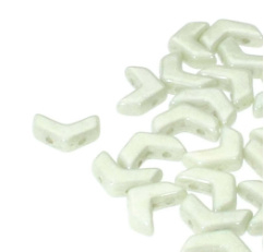 Chevron Beads- L. Green