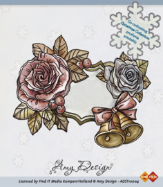 Clear stamp Amy Design- Merry Christmas