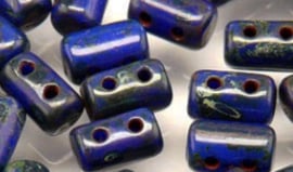 Rulla Beads Opaque Blue Picasso