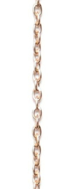 Anker ketting plat - Rosegold