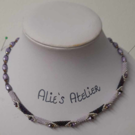 K"Alys Complete Armband en ketting Pakket, Paars/Lila