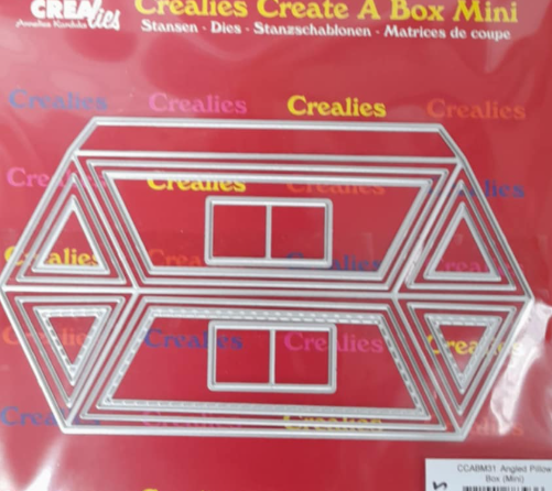Crealies Mal- Angled Pillow Box [Minibox]