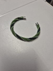 Roestvrij stalen Armband met schroefdop 18kt