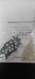 Bracelet "Princess" ®ParPuca®Beads - Blauw
