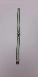 Delica Armband met Strass Ornament