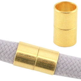 DQ Metalen Magneetsluiting 10mm Goud Nikkel vrij