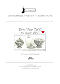 Patroon Ecrin''Pour Toi®ParPuca® Beads