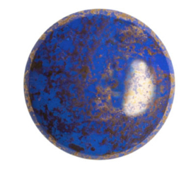 Cabochon 18-38430-15496 Frost Royal Blue Brons