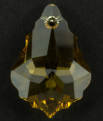 Swarovski Barok Hanger- Light Colorado Topaz