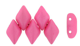 GemDuo beads 92606AL  Saturated Neon Pink