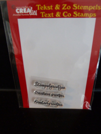 Clear stamp Crealies- CLTZG05