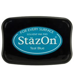Stazon stempel inkt- Teal Blue