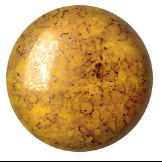 Cabochon 18mm ®Par Puca® - Opaque Jonquil Bronze