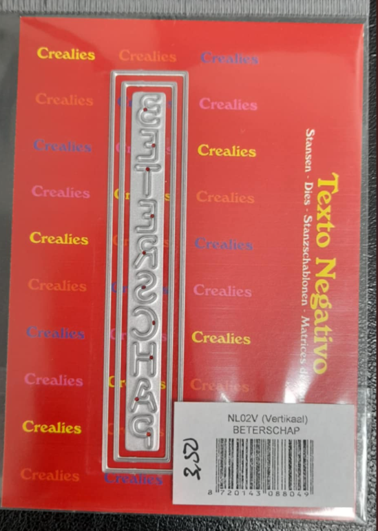 Crealies Mal- Beterschap  Vertikaal